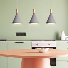 NordicMacaron - Nordic Wooden Pendant Light for a Warm, Inviting Atmosphere