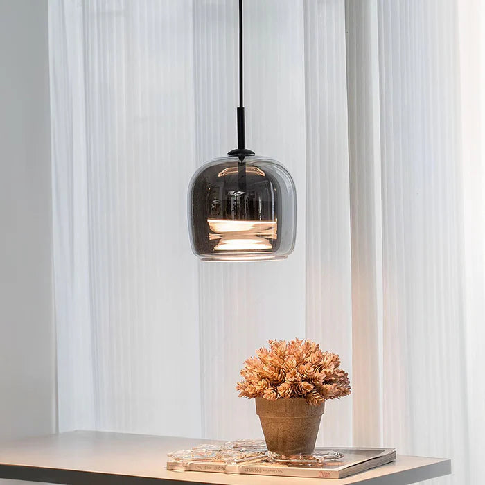 HaloGlint – Modern Pendant Light for Nordic Interiors with Adjustable hanging length