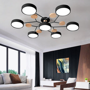 GlowNest - Modern Multi-Arm LED Ceiling Light, Contemporary Statement Piece