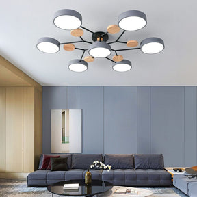 GlowNest - Modern Multi-Arm LED Ceiling Light, Contemporary Statement Piece