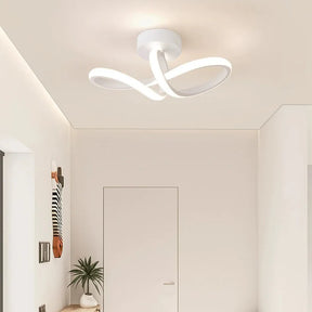 NodicArc – Creative Bow LED Ceiling Light for a Stylish Hallway