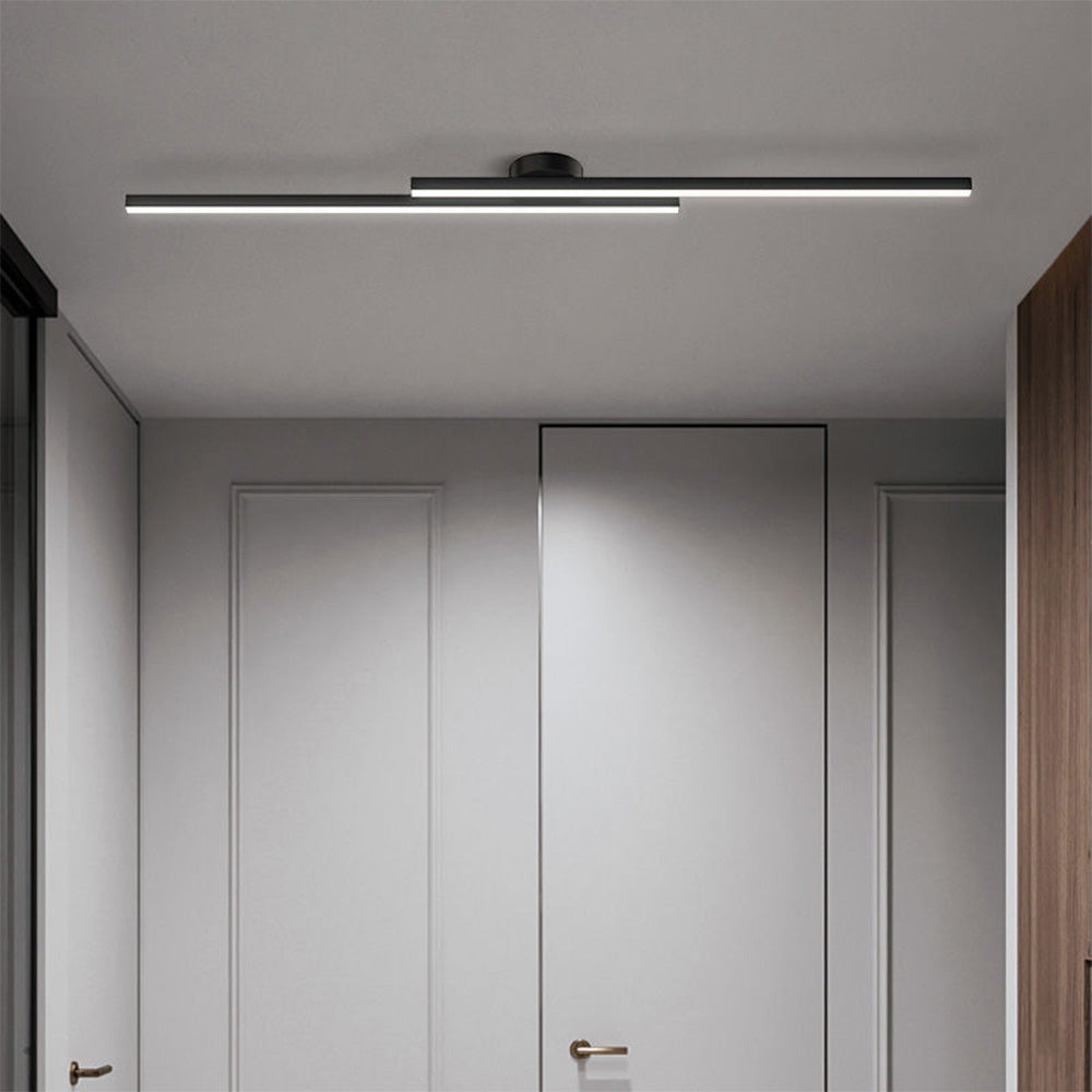 Luminex – Strakke LED Semi-Flush Mount Plafondlamp