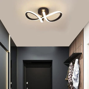 NodicArc – Creative Bow LED Ceiling Light for a Stylish Hallway