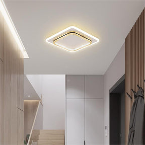 GlowVerge - Minimalist Square Ceiling Light for Bedrooms and Living Spaces