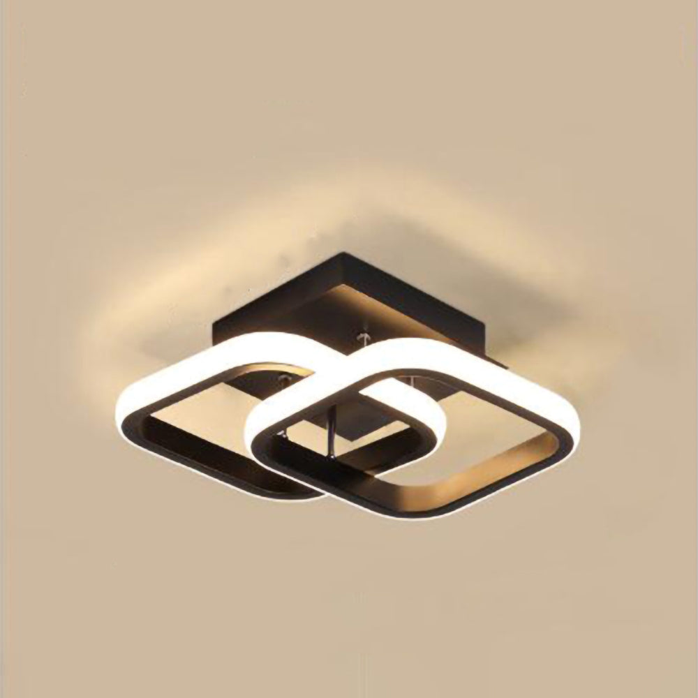 LumaGlow – Minimalist Metal LED Ceiling Light for Sophisticated Style