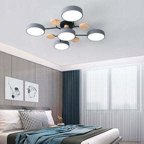 GlowNest - Modern Multi-Arm LED Ceiling Light, Contemporary Statement Piece