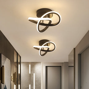 LumaGlow – Minimalist Metal LED Ceiling Light for Sophisticated Style