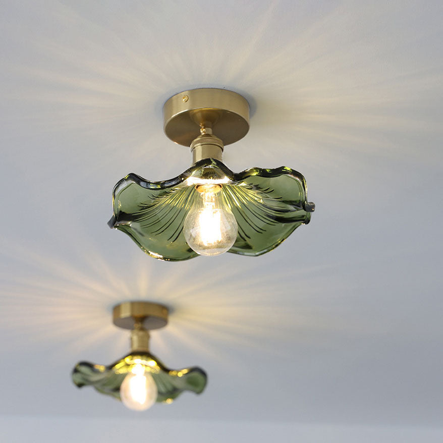 FloraGlow – Elegant floral ceiling fight fixture for soft and cozy ambiance