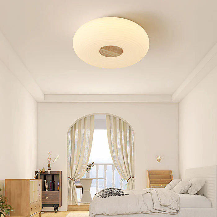 GlowNest - Minimalist LED bedroom ceiling light with serene ambiance