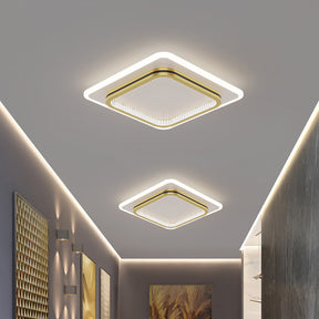 GlowVerge - Minimalist Square Ceiling Light for Bedrooms and Living Spaces