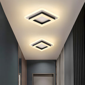 SquareHall - Sleek LED Ceiling Light for Modern Hallways and Bedrooms