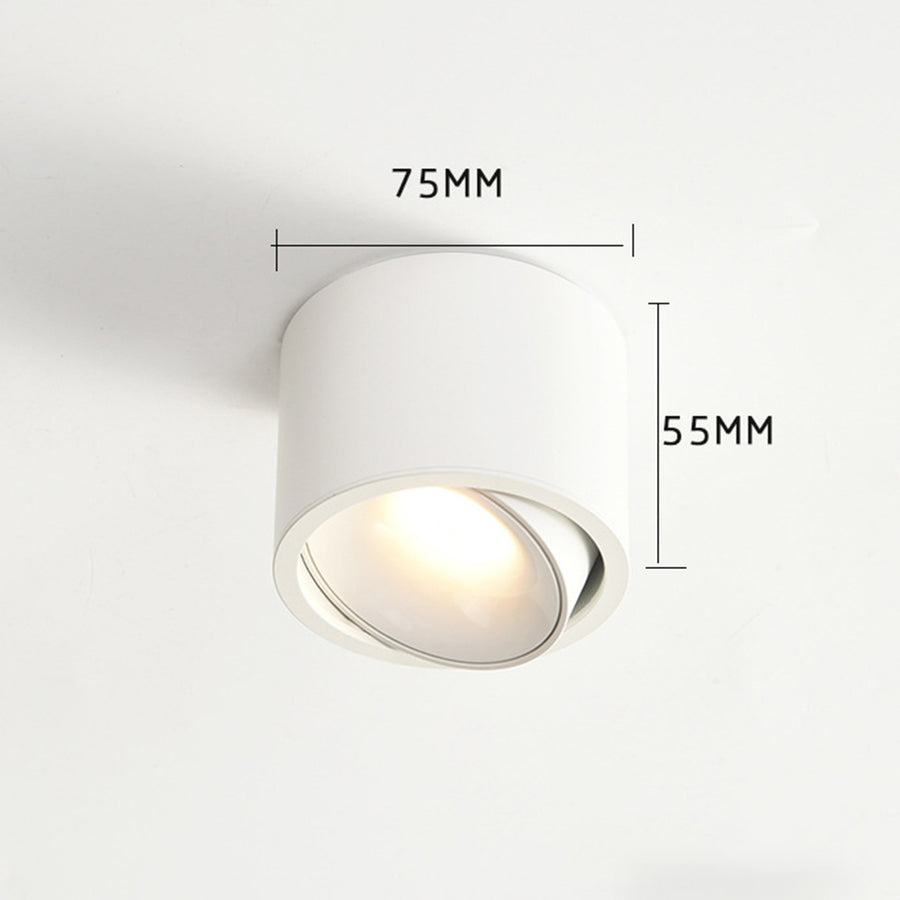 LumeVista - Sleek Recessed LED Ceiling Downlights for Modern Hallways