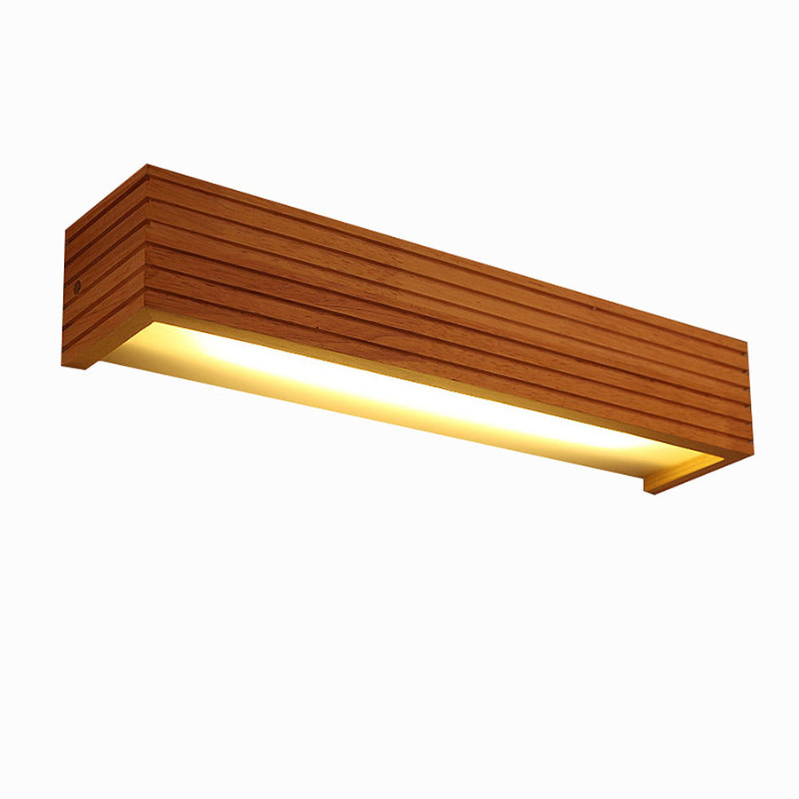 GlowLume - Sleek Rectangular Mirror Wall Light for Modern Bathroom Décor