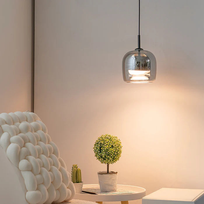 HaloGlint – Modern Pendant Light for Nordic Interiors with Adjustable hanging length