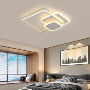 RoundGlow – Elegant LED Flush Mount Ceiling Light for a Sophisticated Bedroom