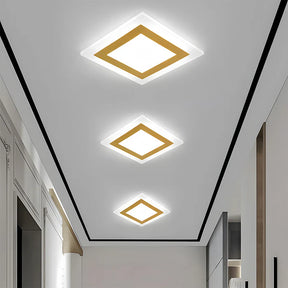 GlowHaven – Simplistic Flush Mount Ceiling Lamp for a Modern Living Room