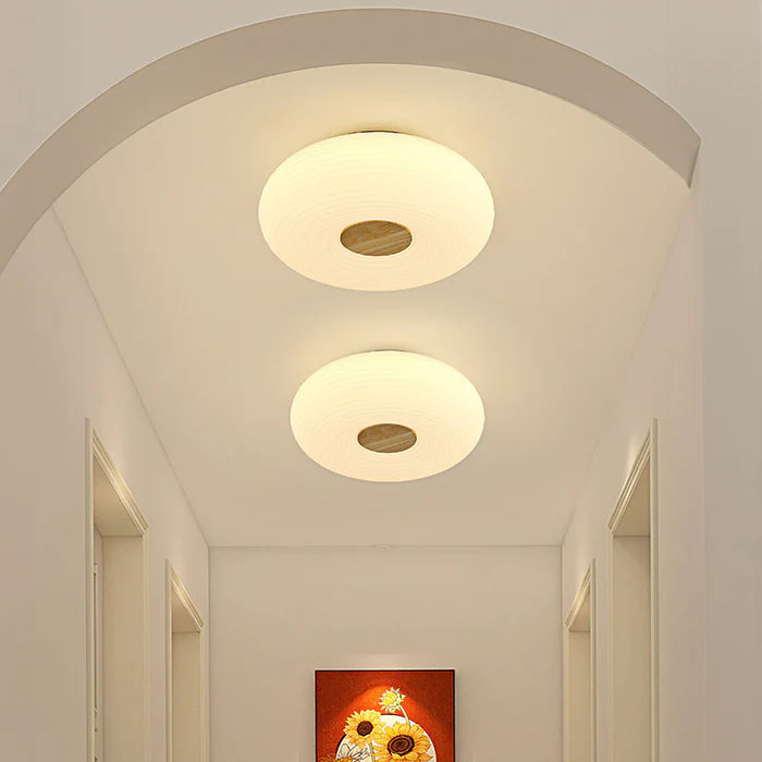 GlowNest - Minimalist LED bedroom ceiling light with serene ambiance