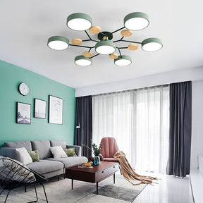 GlowNest - Modern Multi-Arm LED Ceiling Light, Contemporary Statement Piece