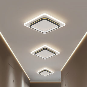 GlowVerge - Minimalist Square Ceiling Light for Bedrooms and Living Spaces