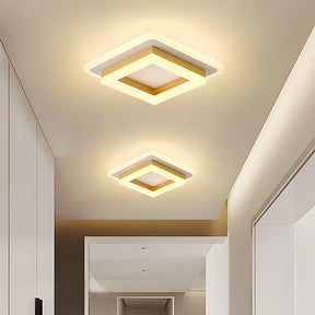 SquareHall - Sleek LED Ceiling Light for Modern Hallways and Bedrooms