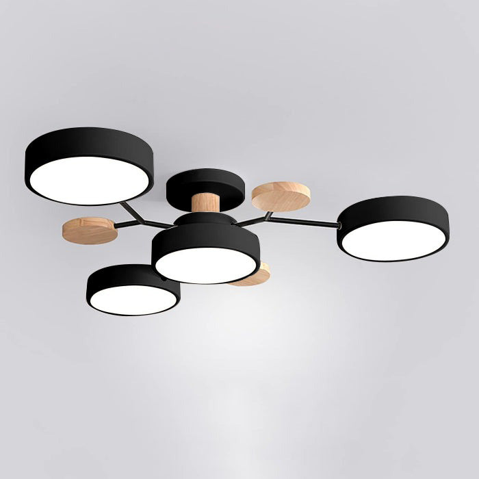 GlowNest - Modern Multi-Arm LED Ceiling Light, Contemporary Statement Piece