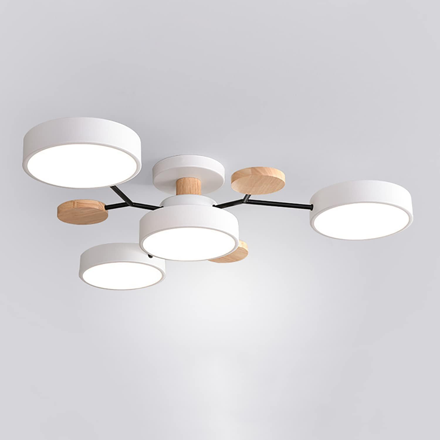 GlowNest - Modern Multi-Arm LED Ceiling Light, Contemporary Statement Piece