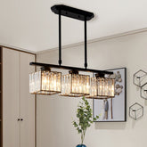 LuxeLume – Modern Crystal -Light Pendant Chandelier for Dining Room & Kitchen