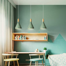 NordicMacaron - Nordic Wooden Pendant Light for a Warm, Inviting Atmosphere