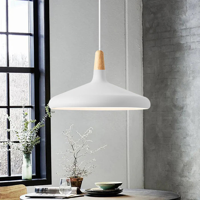 NordicMacaron - Nordic Wooden Pendant Light for a Warm, Inviting Atmosphere