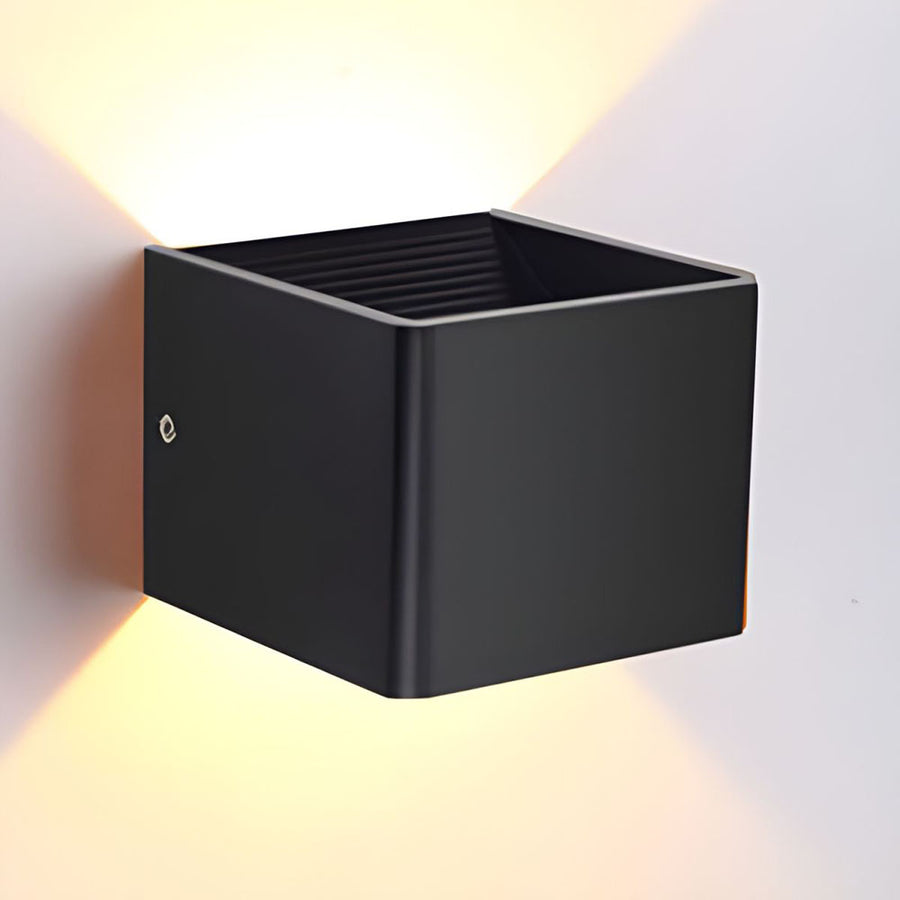 LumeCube - Modern Cube Shade Sconce Light for Stylish Interior Decor