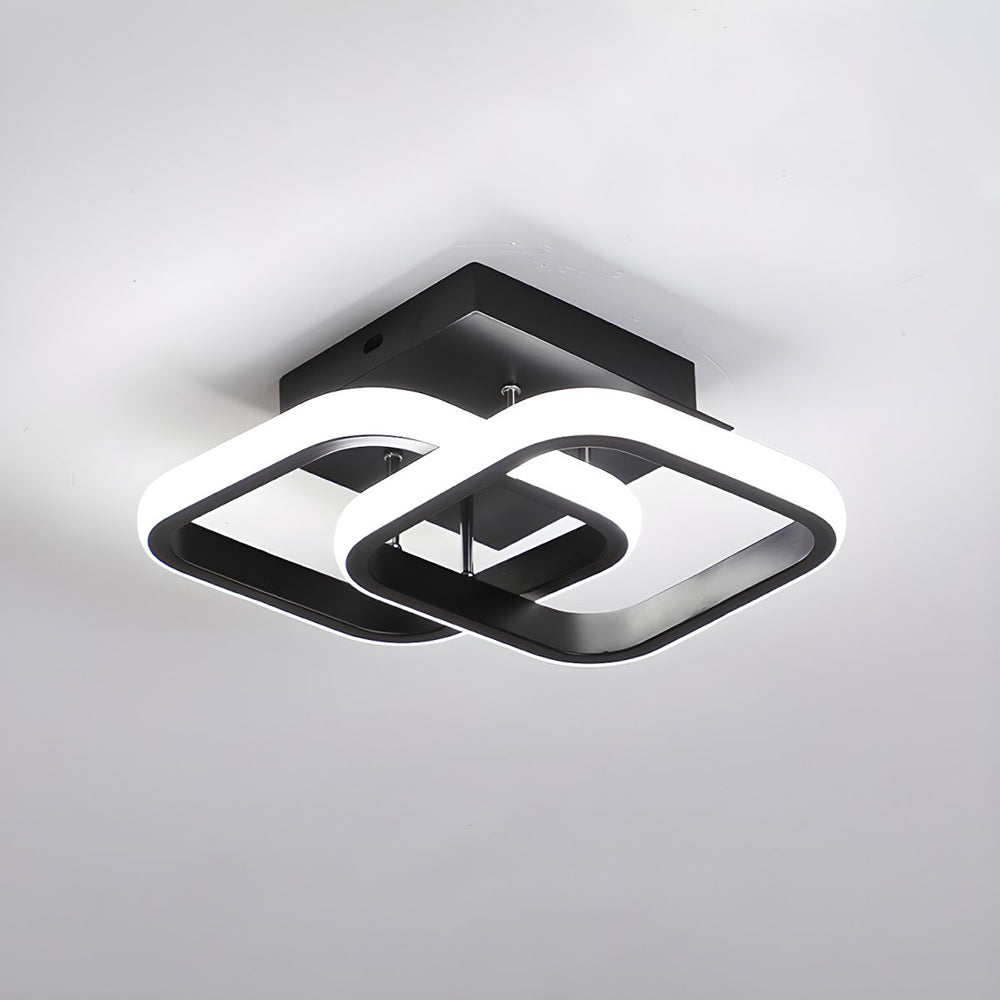 LumaGlow – Minimalist Metal LED Ceiling Light for Sophisticated Style