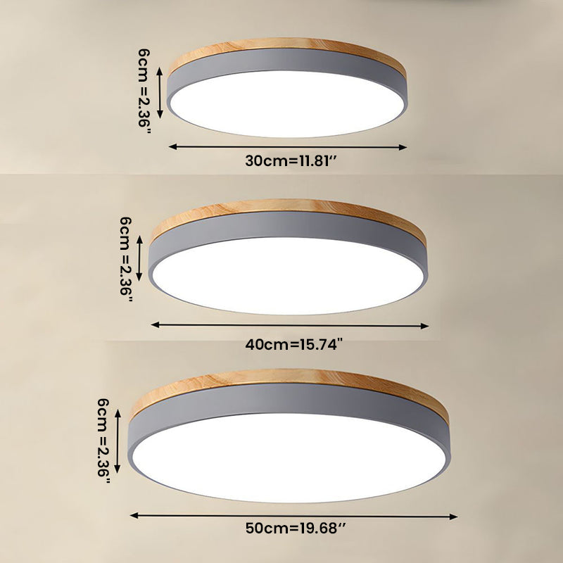 LumiBeam – Modern Wooden Ceiling Light for Warm Ambient Glow