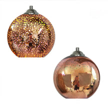 GlobaLume – Spherical Decorative Pendant Light with Reflective Patterns