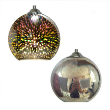 GlobaLume – Spherical Decorative Pendant Light with Reflective Patterns