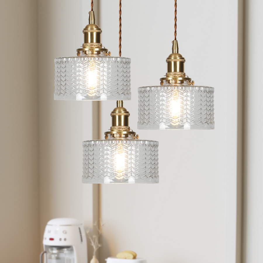 LumiGlow - Vintage Inspired Pendant Light for Kitchen and Dining Areas