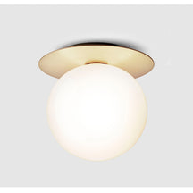 LumiGlow - Classic Round Glass Ceiling Lights for luxurious Hallway Décor