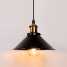 BrassGlow – Vintage Industrial Cone Pendant Light for Classic Ambiance