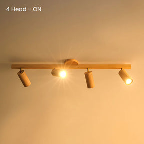 TrackGlow - Modern adjustable LED spotlight track lighting for hallways