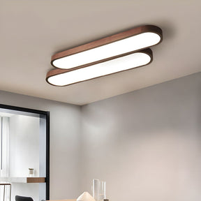 LumiScape - Sleek Oval LED Ceiling Light with Modern Design for Bright Indoor Lighting