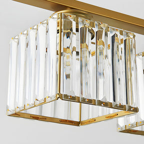 LuxeLume – Modern Crystal -Light Pendant Chandelier for Dining Room & Kitchen