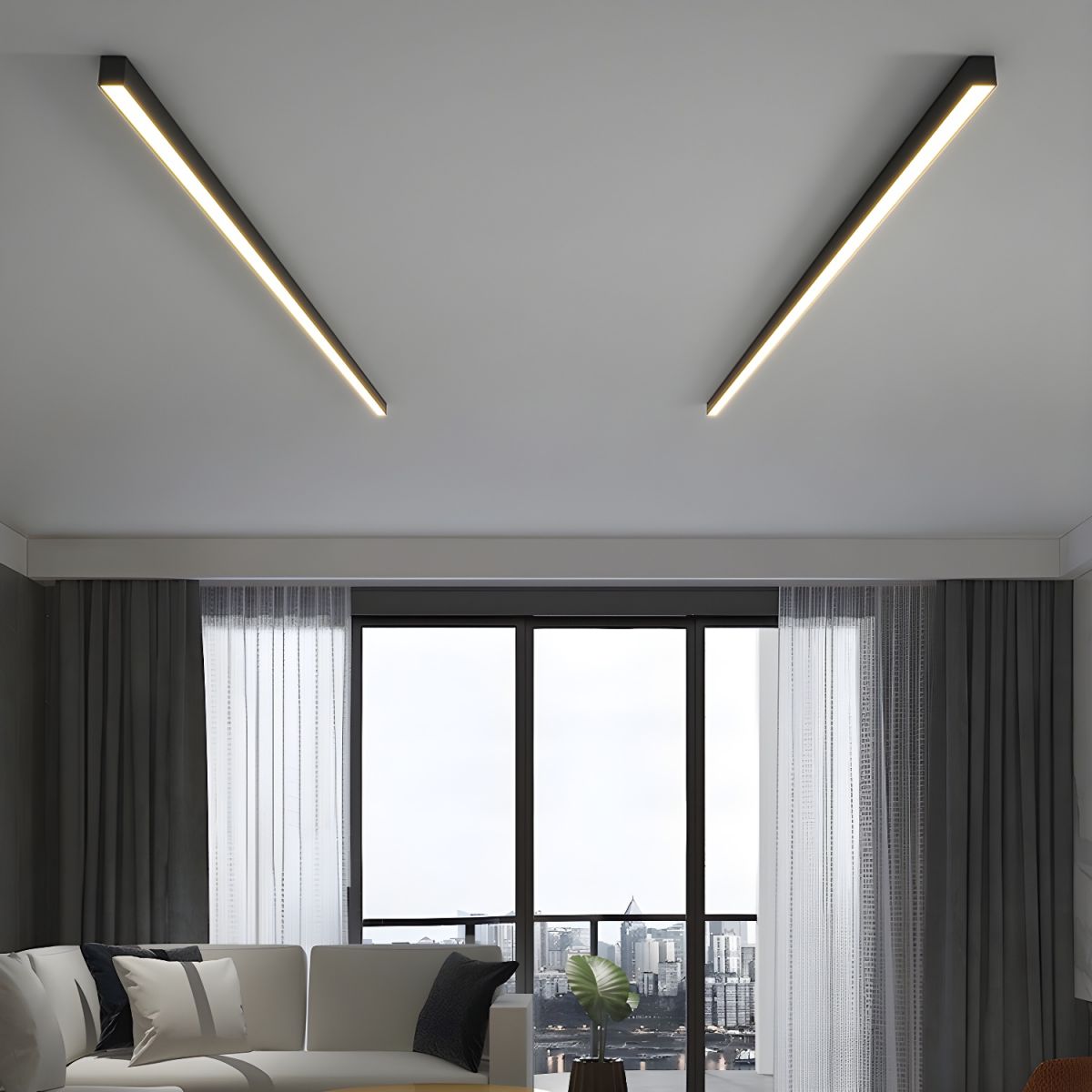 LumiStrip - Energy-Saving LED Ceiling Light for Stylish Illumination