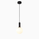 LumaSphere – Modern Pendant Light with Frosted Globe for Soft Ambiance