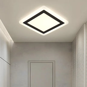 GlowHaven – Simplistic Flush Mount Ceiling Lamp for a Modern Living Room