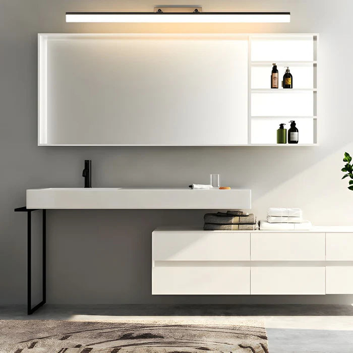 LumiLux – Modern Gold LED Wall Light with Sleek Minimalist Picture & Vanity Lamp