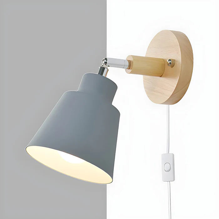 MacaronGlow - Simple Macaron-style bedroom wall light with soft and cozy glow