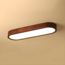 LumiScape - Sleek Oval LED Ceiling Light with Modern Design for Bright Indoor Lighting