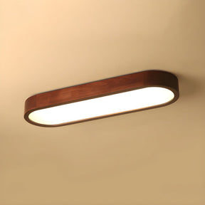 LumiScape - Sleek Oval LED Ceiling Light with Modern Design for Bright Indoor Lighting