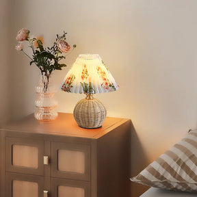 ZenGlow – Modern Bamboo Weaving Table Lamp for a Serene Ambiance