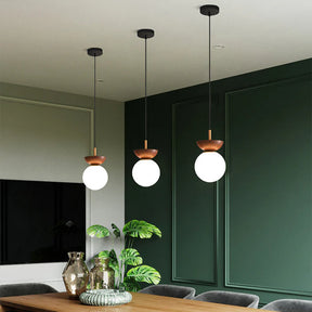 LumiGlow - Elegant pendant lamp with intricate design and warm glow