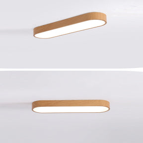 LumiScape - Sleek Oval LED Ceiling Light with Modern Design for Bright Indoor Lighting